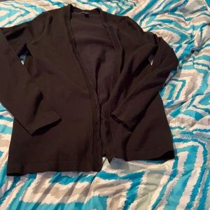 Size Small (6/8), Black Lands End Cardigan